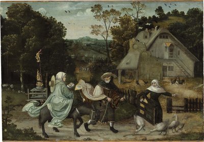 The Flight into Egypt by Circle of Jan Wellens de Cock
